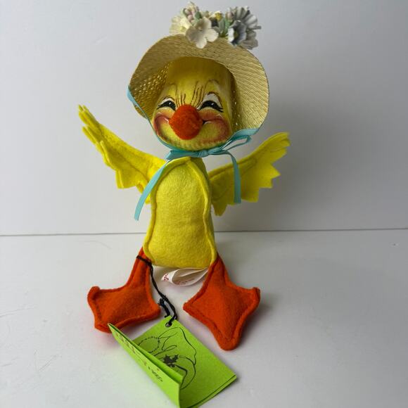 Vintage Annalee duckling 1988 Spring Girl duck - Picture 1 of 10